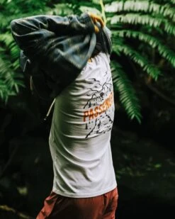 Fjord Recycled Cotton T-Shirt - White -Passenger Clothing Store FjordRecycledCottonT Shirt White 4 5Ratio 2