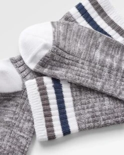 Organic Mid-weight Rib Socks - Grey Marl -Passenger Clothing Store Fp67TXlGM9xPZ13mbsLywmmPuUATLQYJbqNrcNhlxyE