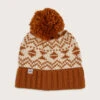 West Coast Recycled Bobble Hat - Glazed Ginger -Passenger Clothing Store Frame106