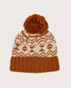 West Coast Recycled Bobble Hat - Glazed Ginger -Passenger Clothing Store Frame108