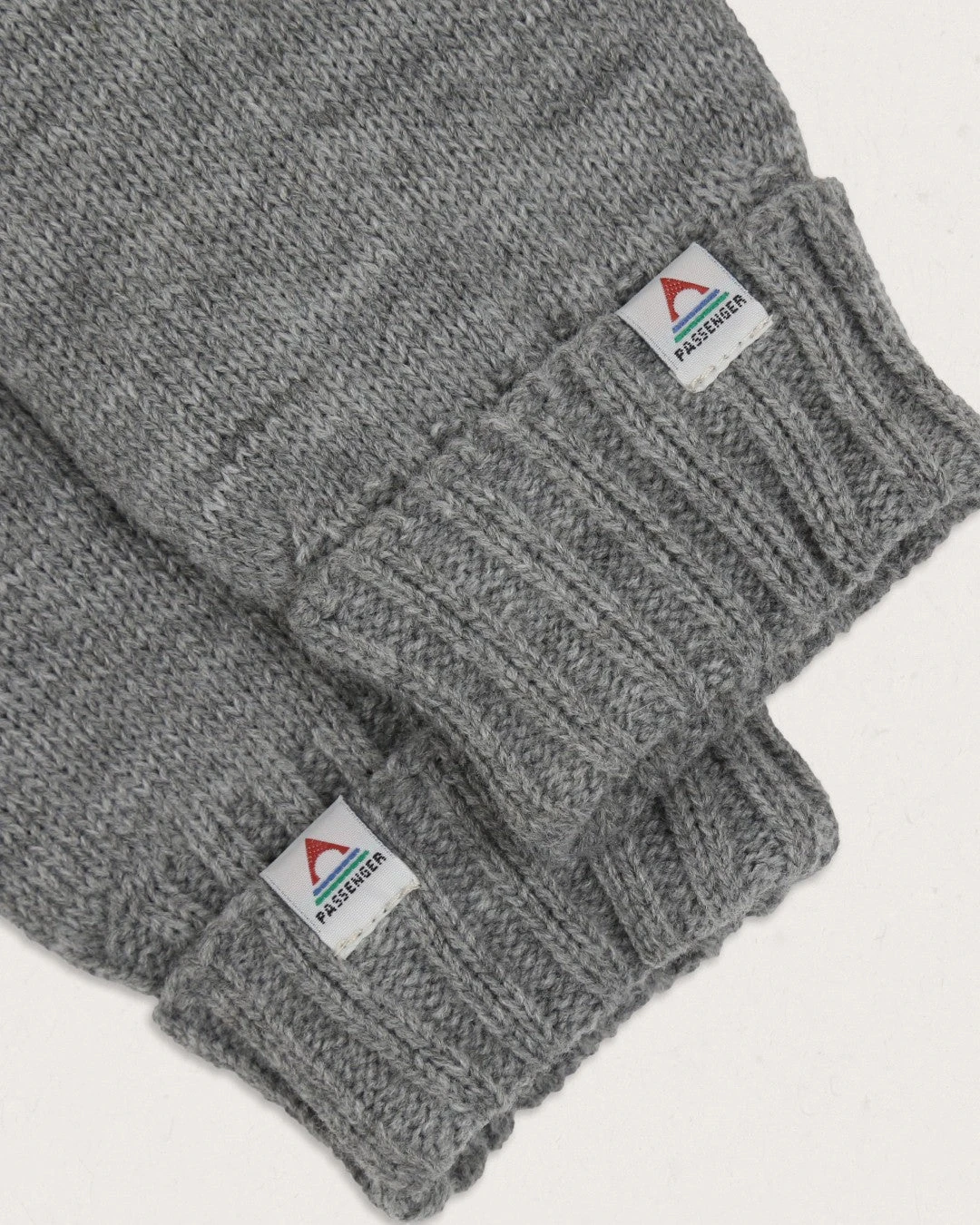 Gale Recycled Acrylic Knitted Gloves - Flecked Grey Marl 4 Gale Recycled Acrylic Knitted Gloves - Flecked Grey Marl - Image 2