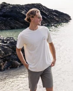 Good Vibes Recycled Cotton T-Shirt - Milky Marl -Passenger Clothing Store G6RxaOpdj2zfxnR3tdo k5ceaOuscLE G0nKovivhaQ