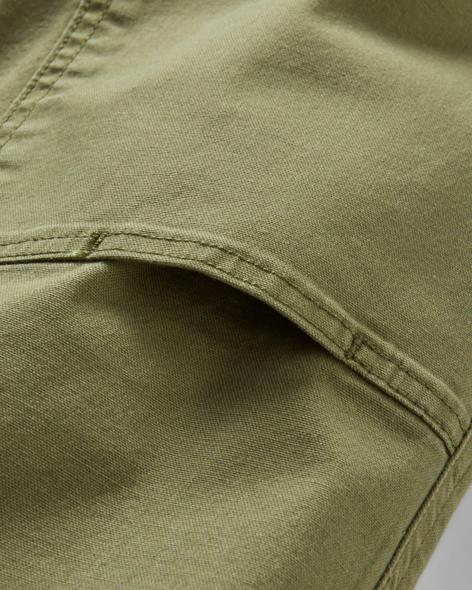 Vantage Organic Cotton Canvas Trouser - Khaki 10 Vantage Organic Cotton Canvas Trouser - Khaki - Image 8