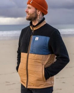 Born Explorer Recycled Polar-Lined Sherpa Fleece - Black -Passenger Clothing Store KZy uOP KiEL7Ac4CnluqymzV0cF6EZqZb4yQtu0jD4