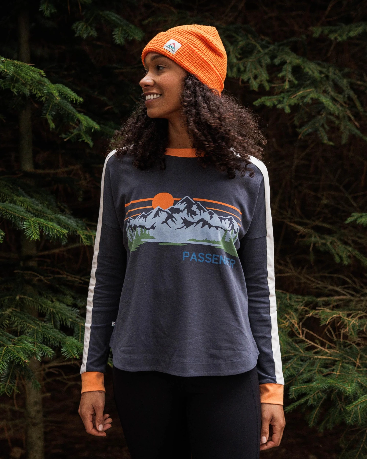 Hilltop Organic Cotton LS T-Shirt - Charcoal 3 Hilltop Organic Cotton LS T-Shirt - Charcoal