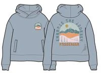 Outlook Recycled Cotton Hoodie - Blue Fog 10 Outlook Recycled Cotton Hoodie - Blue Fog - Image 8