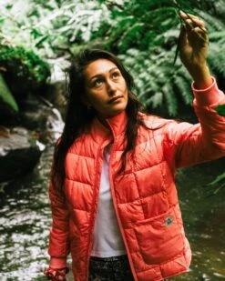 Lorelei Oversized Insulated Jacket - Shell Pink