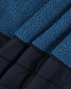 Born Explorer Recycled Polar-Lined Sherpa Fleece - Blue Steel -Passenger Clothing Store M FL JMGNJ 5154 5