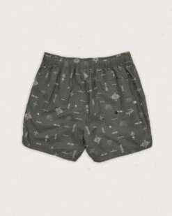 Cali Recycled Swim Short - Olive Made To Roam -Passenger Clothing Store M HS 76BKU 4850 2