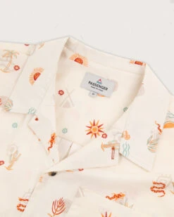 Cove Organic Cotton Short Sleeve Shirt - Taco Time Birch -Passenger Clothing Store M SH HSLUL 4986 3