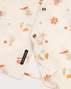 Cove Organic Cotton Short Sleeve Shirt - Taco Time Birch -Passenger Clothing Store M SH HSLUL 4986 4