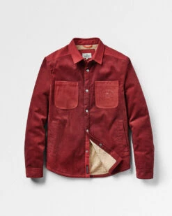Kodiak Sherpa Lined Cord Overshirt - Russet Brown -Passenger Clothing Store M SH I1WRQ 2693 A