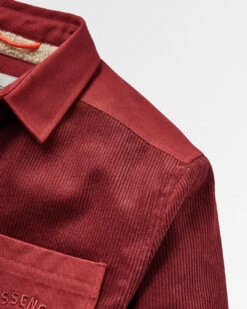 Kodiak Sherpa Lined Cord Overshirt - Russet Brown -Passenger Clothing Store M SH I1WRQ 2693 E