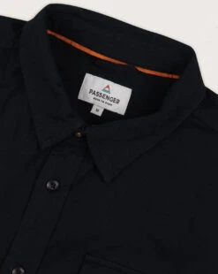 Vision Organic Cotton Shirt - Black -Passenger Clothing Store M SH XJGCQ 4722 3