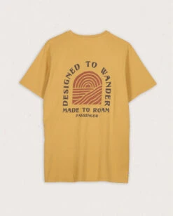 Sundown Recycled Cotton T-Shirt - Mustard Gold 15 Sundown Recycled Cotton T-Shirt - Mustard Gold -Passenger Clothing Store M TE 5PJJZ 4925 2