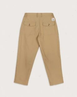 Timeless Organic Cotton Crop Trouser - Biscuit -Passenger Clothing Store M TR SLE8Y 4839 1 3