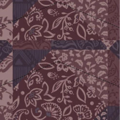 Ocean Recycled Insulated 1/2 Zip Jacket - Boho Broken Patchwork Wine -Passenger Clothing Store OUYPZfung5tB jvugbLWJPxAy62 3ujj Zgzl3398G8