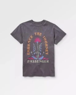 Bud Recycled Cotton Oversized T-Shirt - Charcoal