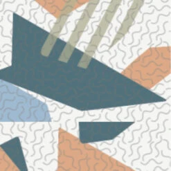 Clover Recycled Deep-Pile Sherpa Fleece - Off White Camo -Passenger Clothing Store Off White Camo