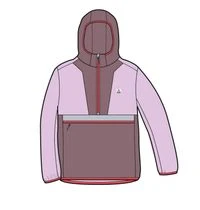 Viento Recycled Windshell Smock - Lilac Mist/Grape 7 Viento Recycled Windshell Smock - Lilac Mist/Grape - Image 5