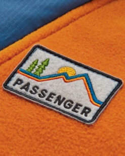 Alexander Recycled Polar Hooded Fleece - Sunrise Orange -Passenger Clothing Store PASSENGER FLEECE B 4 5Ratio
