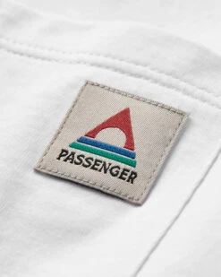 Heritage Recycled Relaxed Fit T-Shirt - White -Passenger Clothing Store PASSENGER TSHIRT B 4 5Ratio