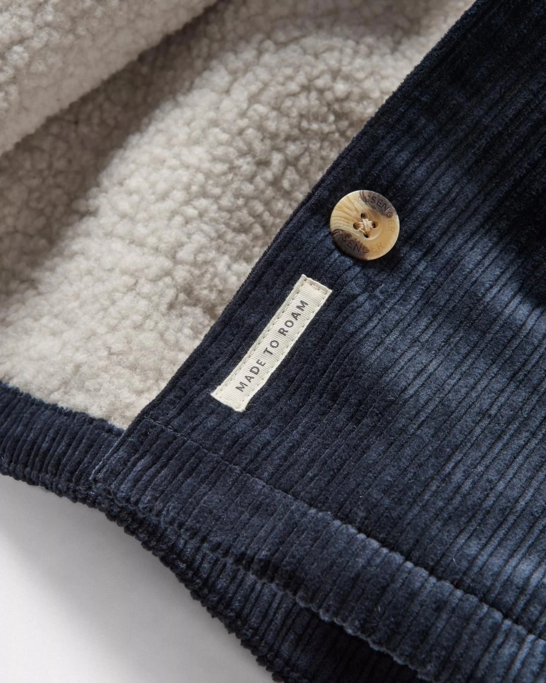 Flint Corduroy Overshirt - Deep Navy 10 Flint Corduroy Overshirt - Deep Navy - Image 8