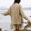 Palm Organic Cotton Cardigan - Biscuit -Passenger Clothing Store PalmOrganicCottonCardigan Biscuit 4 5Ratio 4