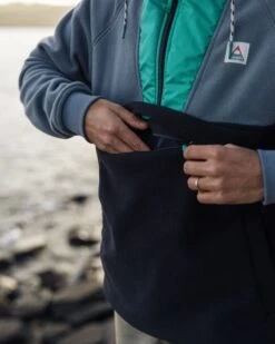 Woodland Hooded 1/2 Zip Polar Fleece - Storm Grey/ Black -Passenger Clothing Store PbGNd7hoo4bab8hC5oLIsizczjLjYpyHsm5wjtu5k1g