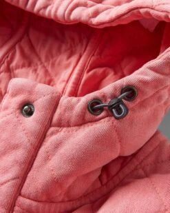 Clementine Recycled Quilted Popper Up Hoodie - Shell Pink -Passenger Clothing Store QLgTgRYTgGEAAOQ ldr5LZxfvqtPbm2aQmgu1gqEc1s