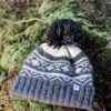 Lodge Recycled Bobble Hat - Black