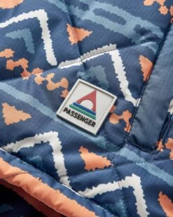 Ocean Recycled Insulated 1/2 Zip Jacket - Homespun Stripe Navy -Passenger Clothing Store Rdy2L3 Jk8QH3HexMMh6PtF6wCUQBELECZs7ZMiwnYA