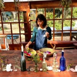 Yard Organic Cotton Denim Apron - Dark Denim -Passenger Clothing Store RoushannaApron 1 1Ratio