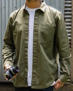 Way Organic Cotton Ripstop Shirt - Khaki -Passenger Clothing Store S0ipZsFYTDbXOKAVakGgEZc6tLeslKbVHMIkf1sB8jg
