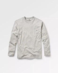 Heritage Recycled Relaxed Fit LS T-Shirt - Grey Marl -Passenger Clothing Store S4j97vCMdTSR6GMHfe7njB8NXtZLEDqN9hFAcsd7L0w