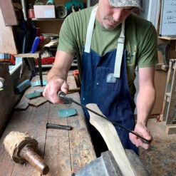 Yard Organic Cotton Denim Apron - Dark Denim -Passenger Clothing Store SamApron 1 1Ratio