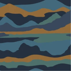 Waves Recycled Sherpa Lined Changing Robe - Scenic Navy -Passenger Clothing Store Scenic Navy