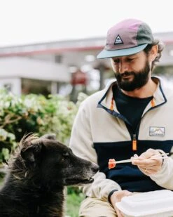 Fixie Recycled 5 Panel Cap - Grape Multi -Passenger Clothing Store SetOffRecycledPolar1 4ZipFleece Oatmeal 4 5Ratio
