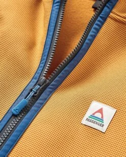 Vertical Full Zip Hooded Recycled Fleece - Dusty Ochre -Passenger Clothing Store SqNUpiFhAz XaLlU9SSoqTQLtNkQak8SdGk3rClunw