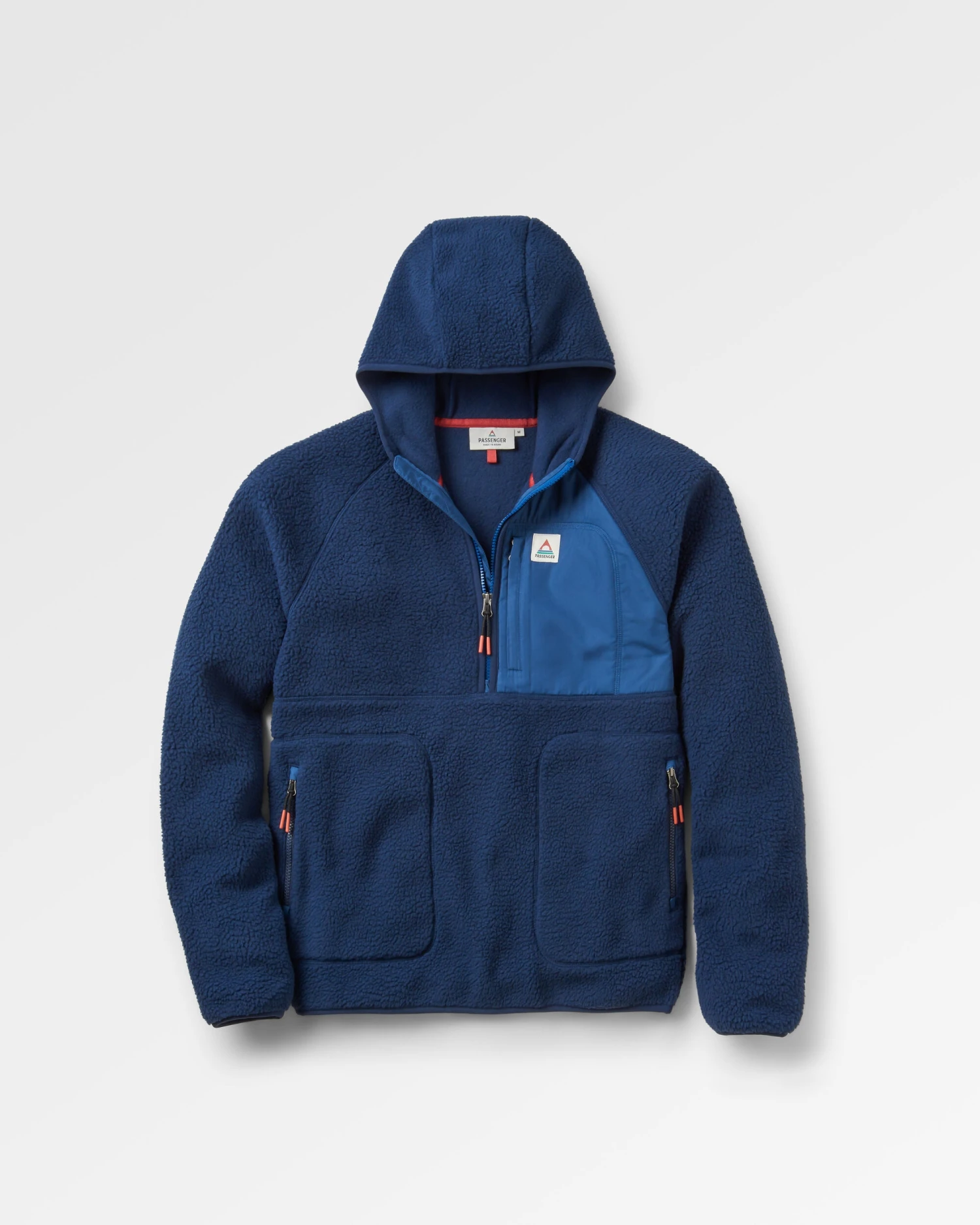 Ventura 1/2 Zip Recycled Sherpa Fleece - Rich Navy 4 Ventura 1/2 Zip Recycled Sherpa Fleece - Rich Navy - Image 2