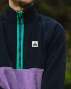 Highland Recycled Polartec® Fleece - Lilac/ Deep Navy -Passenger Clothing Store TNXZJJUBS7HX9Sn2jzvZz5jVD4 eEk m3MlmAUPp7Ck