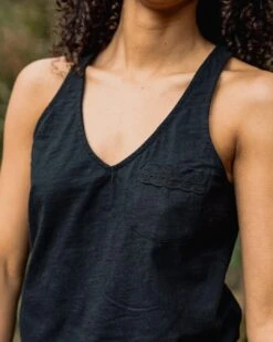 Rivergate Recycled Cotton Top - Black -Passenger Clothing Store TY102 227 4 5Ratio