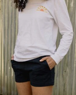 Del Sur Organic Cotton Short - True Black -Passenger Clothing Store TY102 363 4 5Ratio