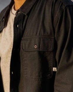 Vision Organic Cotton Shirt - Black -Passenger Clothing Store TY105 164 4 5Ratio