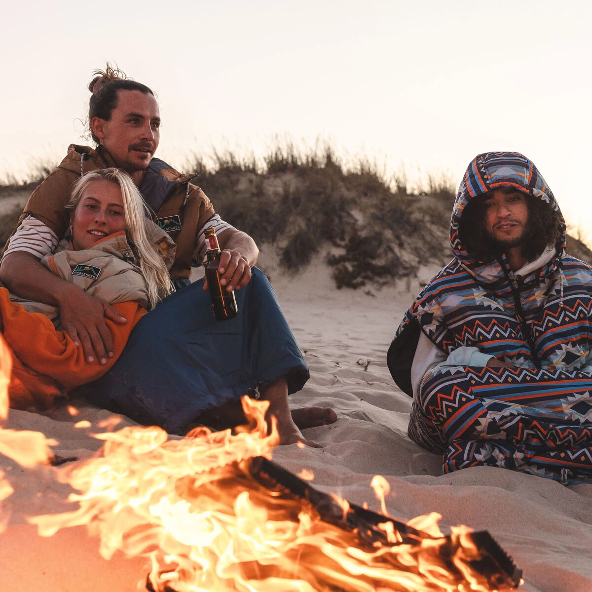 Good Times Recycled Sleep Sack - Chinchilla Brown/ Sunrise Orange 5 Good Times Recycled Sleep Sack - Chinchilla Brown/ Sunrise Orange - Image 3