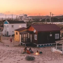 Good Times Recycled Sleep Sack - Chinchilla Brown/ Sunrise Orange 19 Good Times Recycled Sleep Sack - Chinchilla Brown/ Sunrise Orange -Passenger Clothing Store TY76 High 344 1 1Ratio