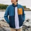 Born Explorer Recycled Polar-Lined Sherpa Fleece - Blue Steel -Passenger Clothing Store TY86 138 edit