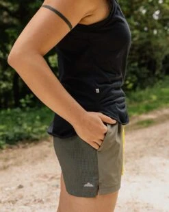 Byway Active Recycled Short - Dusty Olive -Passenger Clothing Store TY91 279 4 5Ratio 2 0003 TY110 367