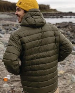 Crest Recycled Insulated Jacket - Khaki -Passenger Clothing Store TY91 279 4 5Ratio 2 0008 TY95 311