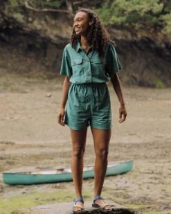 Topaz Short Boiler Suit - Deep Sea -Passenger Clothing Store TY91 279 4 5Ratio 2 0030 TY107 269